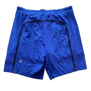 Lululemon Shorts Mens Small  Run Response Sapphire Blue Gym‎ Workout